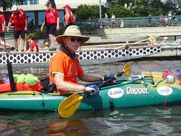 Roger - leader of the pack, my crew kayaker & keeper of my water/snacks! <3